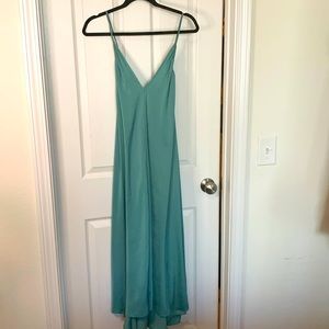 Silky Sage Dress